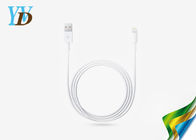 cable redondo blanco del tubo USB del estándar el 1m de los accesorios de Smartphone del iPhone 5