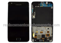 Galaxia negra s2 i9100 LCD de Samsung con las piezas de recambio del digitizador de la pantalla táctil