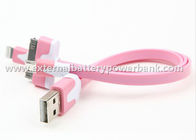 3 coloridos en 1 cable de la transferencia de datos USB del cable del USB para el iphone/Samsung