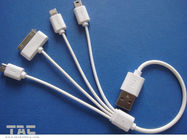 ABS cuatro en un cable micro del USB para el iPhone y el teléfono móvil androide