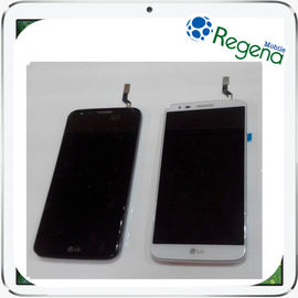 Asamblea compatible de LG D802 LCD de la pantalla táctil de LG G2 con el marco, blanco