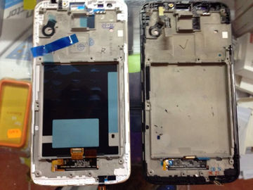 Asamblea compatible de LG D802 LCD de la pantalla táctil de LG G2 con el marco, blanco