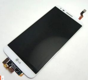 Asamblea compatible de LG D802 LCD de la pantalla táctil de LG G2 con el marco, blanco