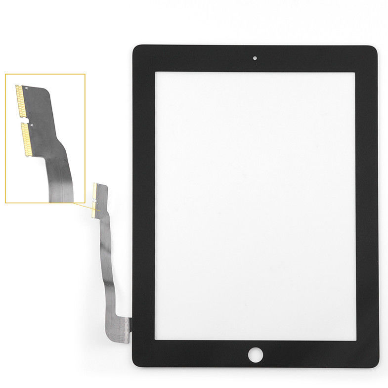 IPad negro de la reparación de la pantalla táctil del iPad 3 el panel de la pantalla táctil de 3 vidrios