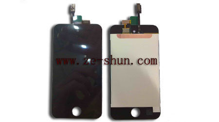 Ningún reemplazo de la pantalla de iPod lcd del punto ligero para el negro completo del LCD del tacto 4 de iPod