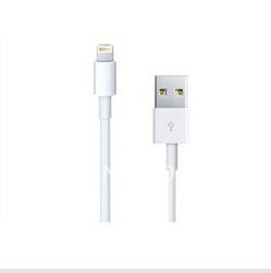 Cable del relámpago USB del iPhone 5 del Pin del blanco 8/relámpago del iphone 5 al cable del usb