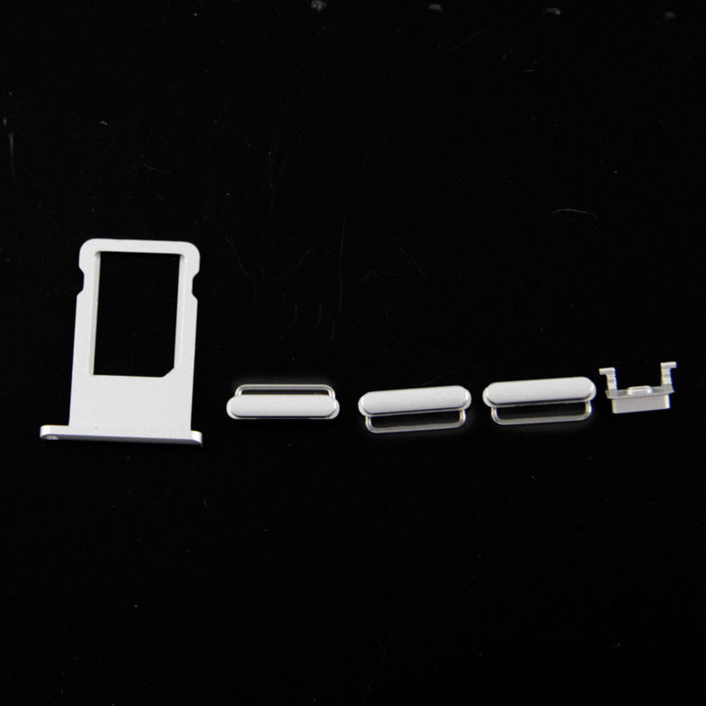 Iphone 6 piezas de recambio para el portatarjetas del iPhone 6 SIM, el botón enmudecedor, el volumen y el botón de encendido más