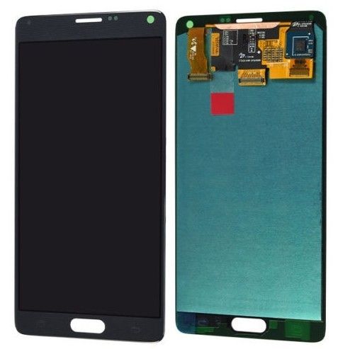 5,7 pulgadas de pantalla de Samsung LCD para la nota 4 LCD con negro de la asamblea del digitizador