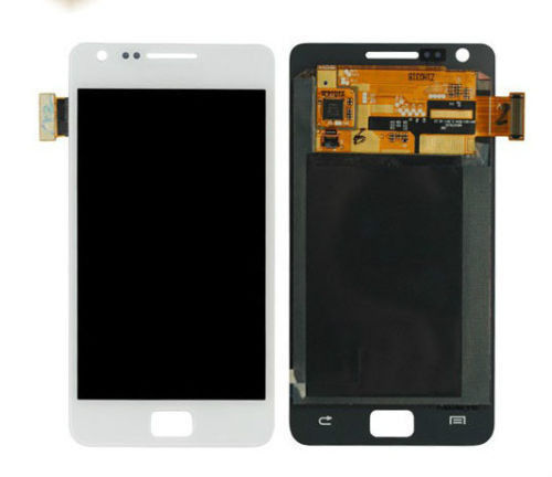 4,3 pulgadas de pantalla de Samsung LCD para S2 I9100 LCD con blanco del digitizador